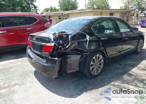 2013 Honda Accord Sport from USA, damaged, VIN 1HGCR2F52DA012556